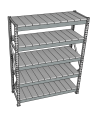 Стеллаж грузовой СГР 3000x1200x800 5 полок (металл) Стеллаж грузовой СГР 3000x1200x800 5 полок (металл)