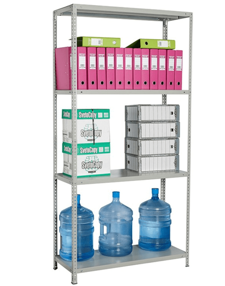 Стеллаж MS Standart 2000х1000х500 4 полки купить в Северодвинске Стеллаж MS Standart 2000х1000х500 4 полки купить в Северодвинске