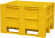 BoxPallet 1200х1000х740 мм сплошной желтый купить в Северодвинске