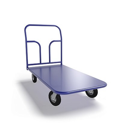 Платформенная тележка ТП 3 (г/п 300 кг, 1000x600 мм, колеса пневматические 250 мм) купить в Северодвинске Платформенная тележка ТП 3 (г/п 300 кг, 1000x600 мм, колеса пневматические 250 мм) купить в Северодвинске