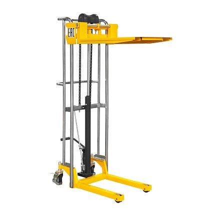 Ручной гидравлический штабелер SDDJS1500 (400 кг; 1,5 м; с вилами и площадкой) SMARTLIFT (SMART) купить в Северодвинске Ручной гидравлический штабелер SDDJS1500 (400 кг; 1,5 м; с вилами и площадкой) SMARTLIFT (SMART) купить в Северодвинске