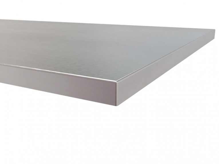 Столешница из фанеры 30 мм + чехол из нержавеющей стали 1 мм (ширина 1000 мм) купить в Северодвинске