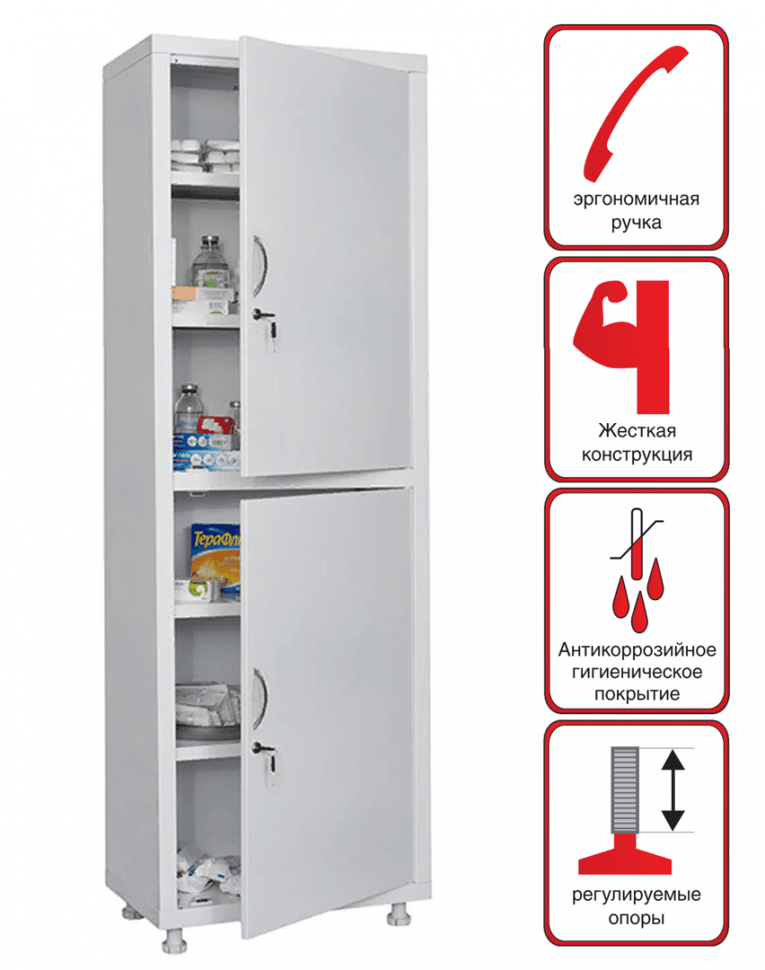 Медицинский шкаф HILFE МД 1 1760/SS купить в Северодвинске Медицинский шкаф HILFE МД 1 1760/SS купить в Северодвинске