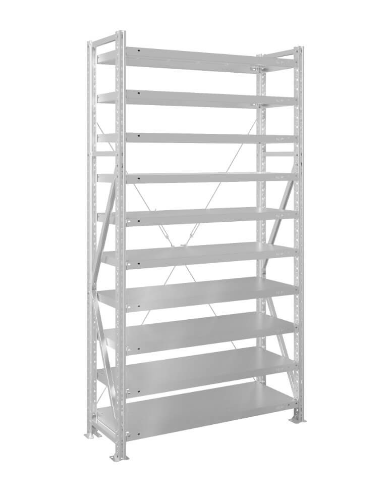 Стеллаж MS U 2000x1200x300 10 полок (280 кг, металл) купить в Северодвинске Стеллаж MS U 2000x1200x300 10 полок (280 кг, металл) купить в Северодвинске