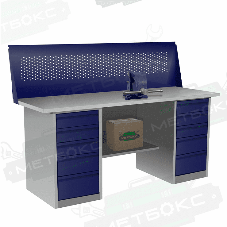 Верстак с двумя драйверами ВП-6/1,6 с экраном купить в Северодвинске Верстак с двумя драйверами ВП-6/1,6 с экраном купить в Северодвинске