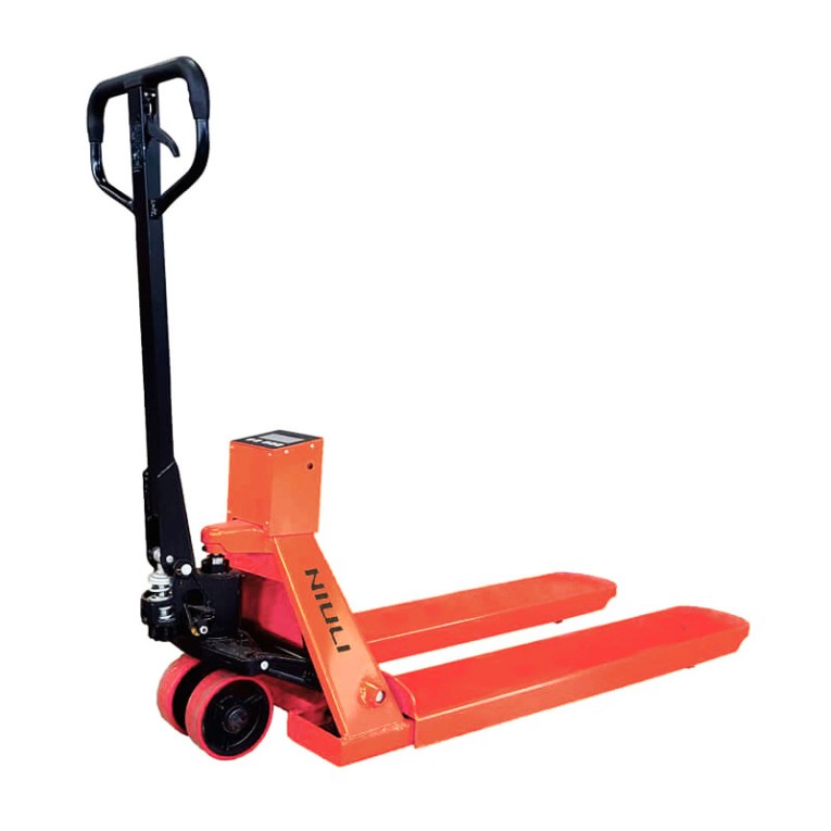 Гидравлическая рохля с весами CBY-II 2500 PDP (г/п 2500 кг, вилы 1150x550 мм) NIULI купить в Северодвинске