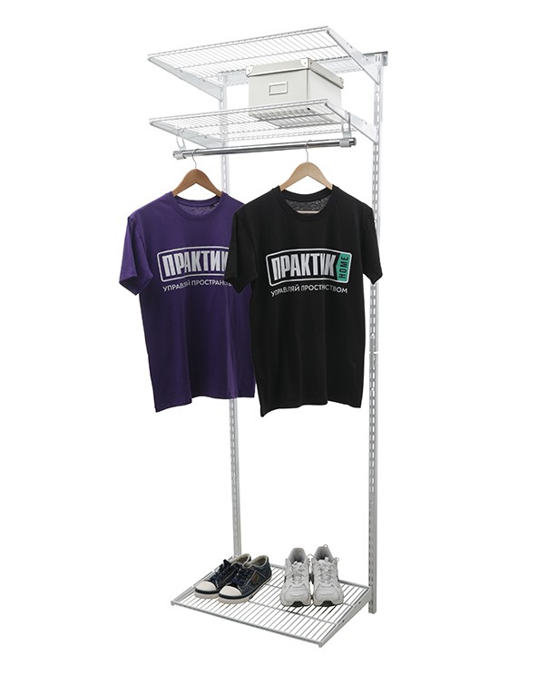 Гардеробная система Практик Home Basic G60 белая купить в Северодвинске Гардеробная система Практик Home Basic G60 белая купить в Северодвинске