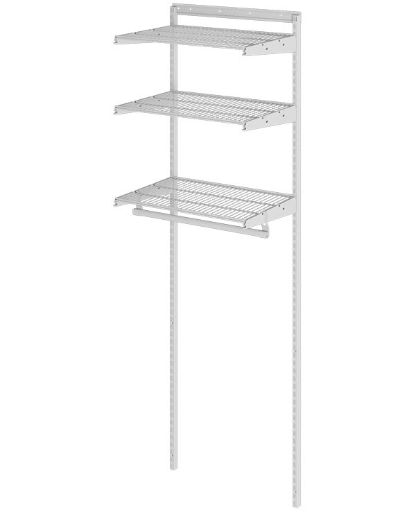 Гардеробная система Практик Home Basic G60 белая купить в Северодвинске Гардеробная система Практик Home Basic G60 белая купить в Северодвинске