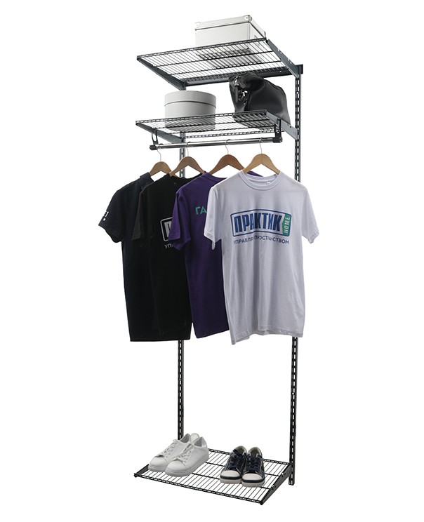 Гардеробная система Практик Home Basic G60 графит купить в Северодвинске Гардеробная система Практик Home Basic G60 графит купить в Северодвинске