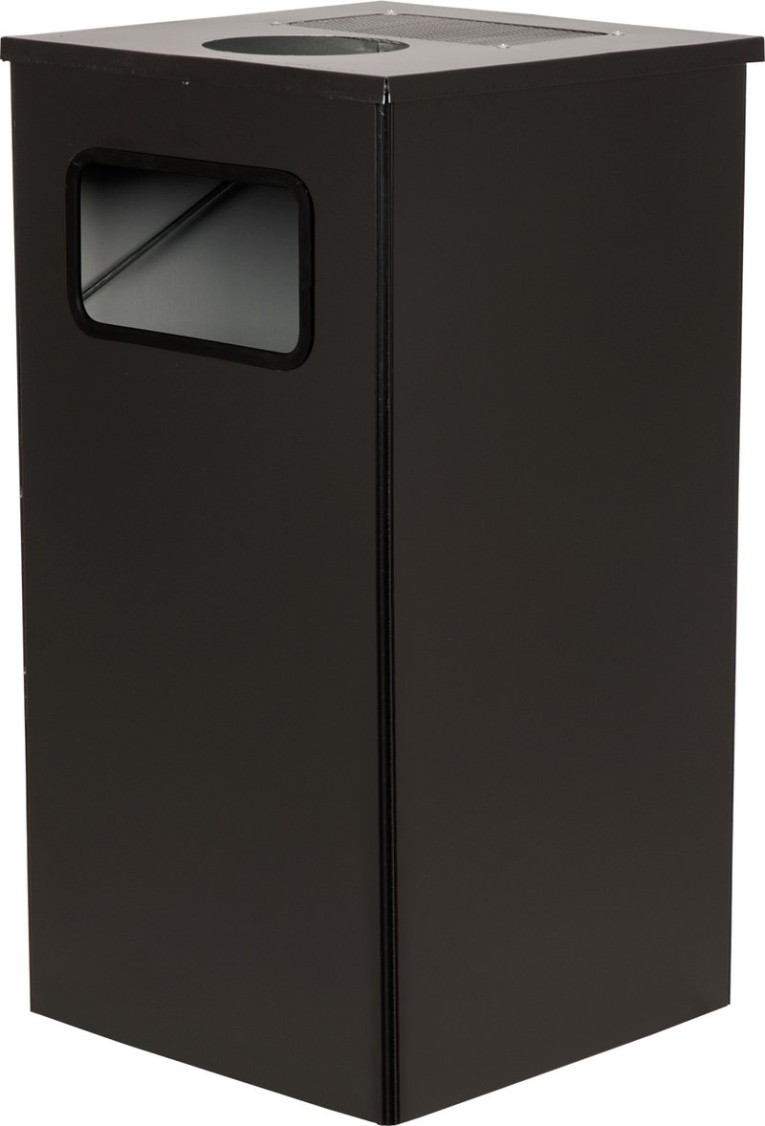 Урна 80 литров Квадро-11 черный купить в Северодвинске