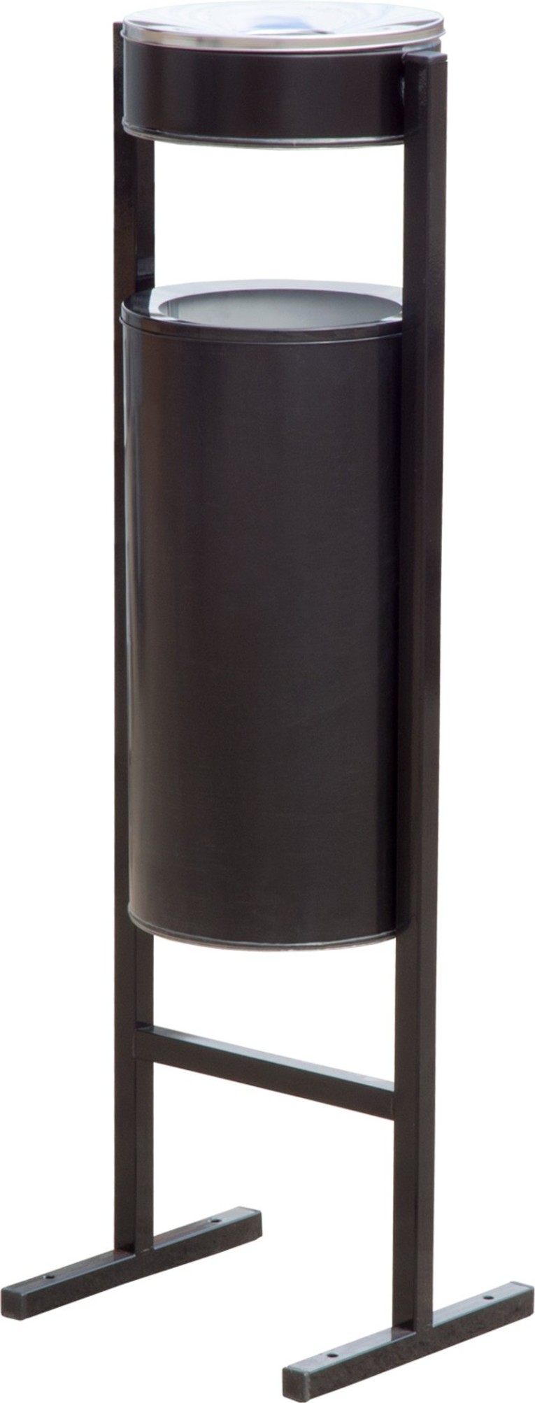 Урна уличная с пепельницей 25 литров черный купить в Северодвинске Урна уличная с пепельницей 25 литров черный купить в Северодвинске