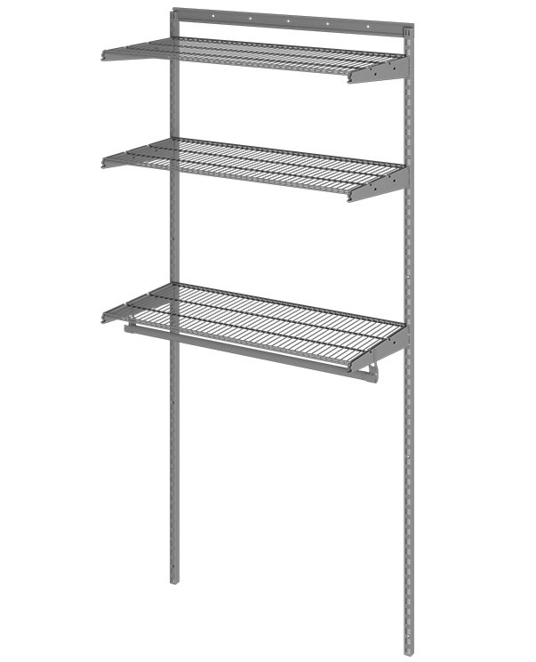 Гардеробная система Практик Home Basic G90 графит купить в Северодвинске Гардеробная система Практик Home Basic G90 графит купить в Северодвинске