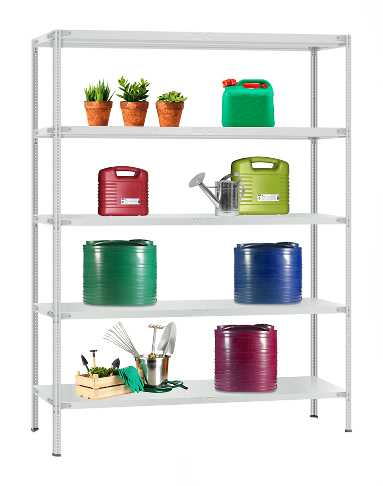 Стеллаж металлический Титан МС-900 2000x1000x300 5 полок купить в Северодвинске Стеллаж металлический Титан МС-900 2000x1000x300 5 полок купить в Северодвинске