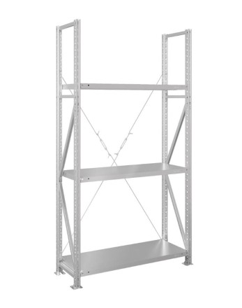 Стеллаж MS U 2500x1000x300 3 полки (200 кг, металл) купить в Северодвинске