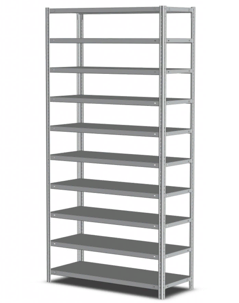 Стеллаж MS Standart 2550х700х600 10 полок купить в Северодвинске Стеллаж MS Standart 2550х700х600 10 полок купить в Северодвинске
