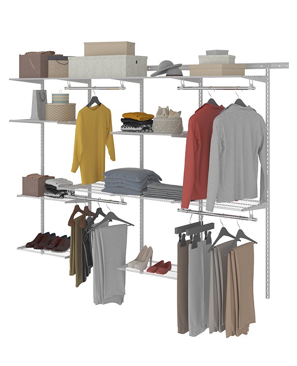 Гардеробная система Практик Home Max G240 белая купить в Северодвинске Гардеробная система Практик Home Max G240 белая купить в Северодвинске