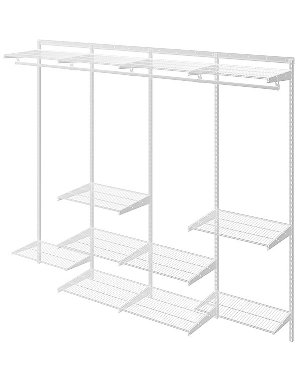 Гардеробная система Практик Home Max G240 белая купить в Северодвинске Гардеробная система Практик Home Max G240 белая купить в Северодвинске