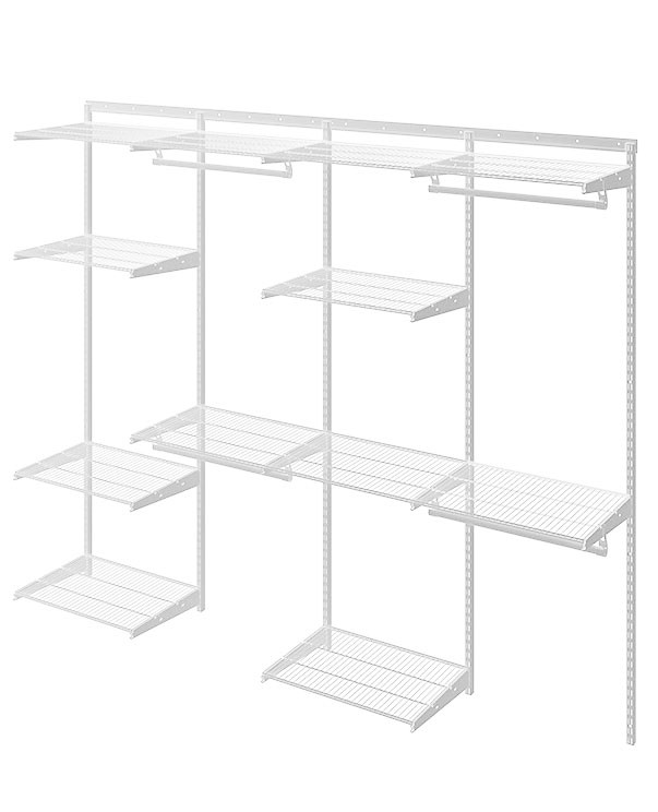 Гардеробная система Практик Home Max G240 белая купить в Северодвинске Гардеробная система Практик Home Max G240 белая купить в Северодвинске