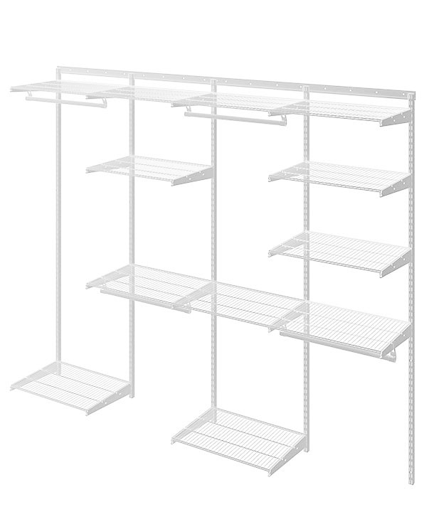 Гардеробная система Практик Home Max G240 белая купить в Северодвинске Гардеробная система Практик Home Max G240 белая купить в Северодвинске