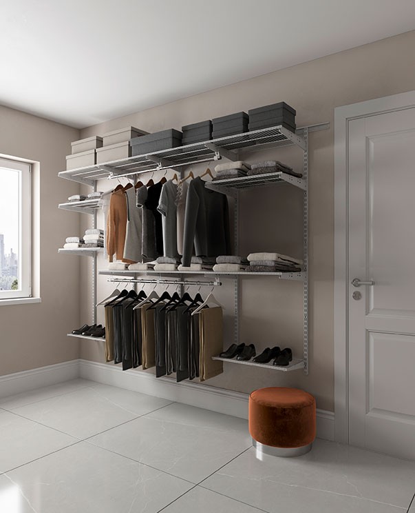 Гардеробная система Практик Home Max G240 белая купить в Северодвинске Гардеробная система Практик Home Max G240 белая купить в Северодвинске