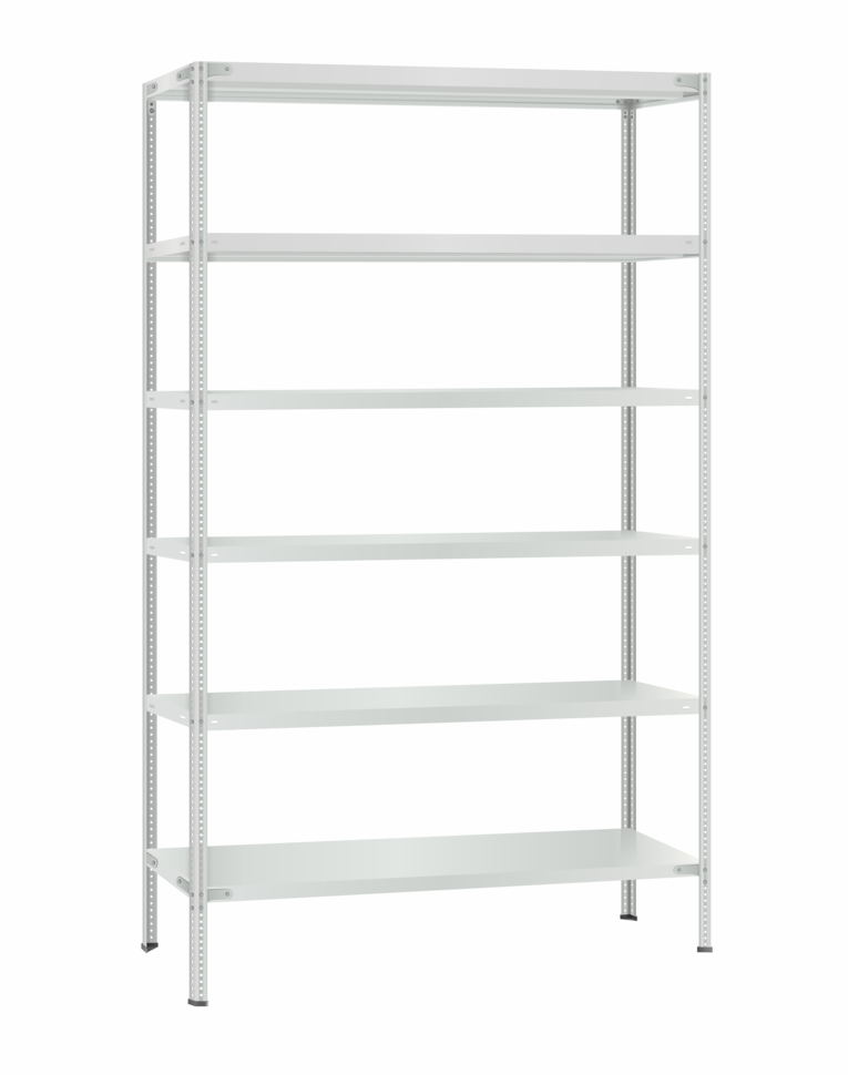 Стеллаж металлический Титан МС-500 2300х1200х500 6 полок купить в Северодвинске Стеллаж металлический Титан МС-500 2300х1200х500 6 полок купить в Северодвинске