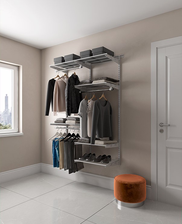 Гардеробная система Практик Home Optima G120 графит купить в Северодвинске Гардеробная система Практик Home Optima G120 графит купить в Северодвинске