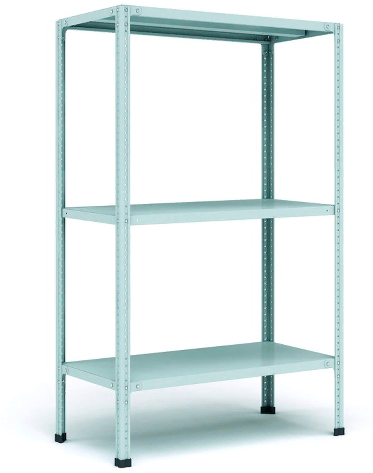 Стеллаж металлический Титан МС-500 1800х1000х300 3 полки купить в Северодвинске Стеллаж металлический Титан МС-500 1800х1000х300 3 полки купить в Северодвинске