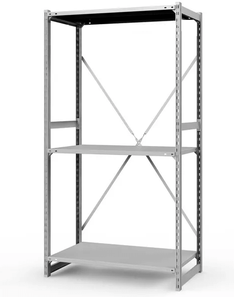 Стеллаж ТСУ 2500x700x300 3 полки (150 кг, перф) купить в Северодвинске