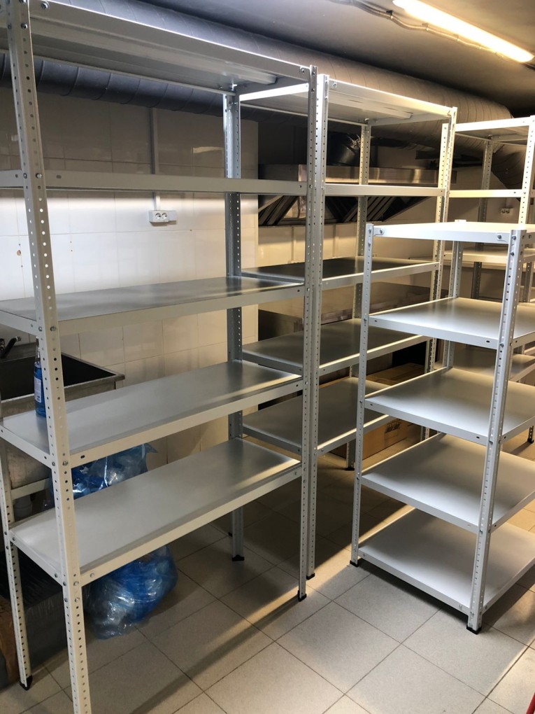 Стеллаж металлический Титан МС-500 1800х1000х300 5 полок купить в Северодвинске Стеллаж металлический Титан МС-500 1800х1000х300 5 полок купить в Северодвинске