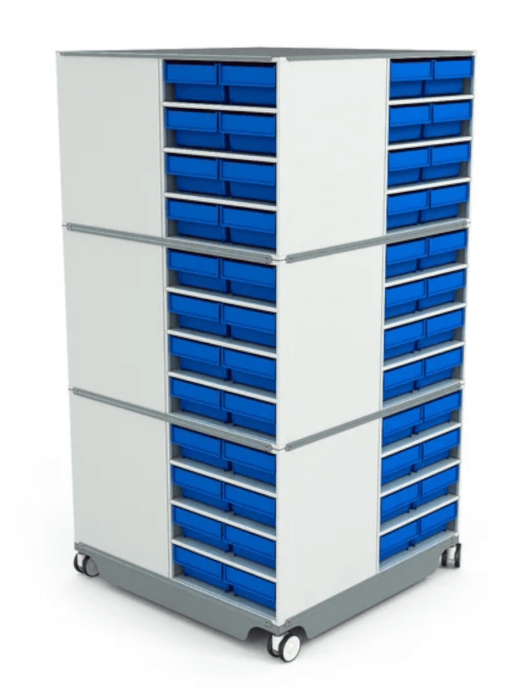 КП-01 Кассетница поворотная с синими ящиками купить в Северодвинске КП-01 Кассетница поворотная с синими ящиками купить в Северодвинске