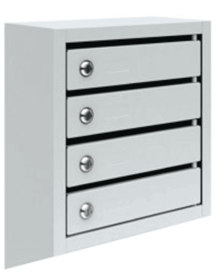 Ящик почтовый ПМ-4 с задней стенкой купить в Северодвинске Ящик почтовый ПМ-4 с задней стенкой купить в Северодвинске