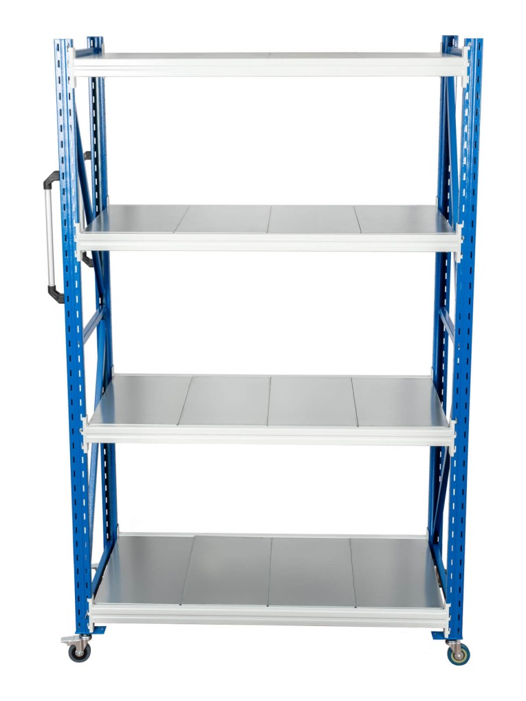 Стеллаж мобильный БиКом СТ-4 250x90x100 4 полки купить в Северодвинске Стеллаж мобильный БиКом СТ-4 250x90x100 4 полки купить в Северодвинске