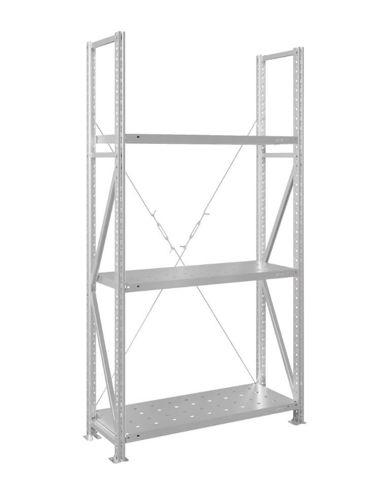 Стеллаж MS U 3000x1200x500 3 полки (400 кг, перф) купить в Северодвинске Стеллаж MS U 3000x1200x500 3 полки (400 кг, перф) купить в Северодвинске