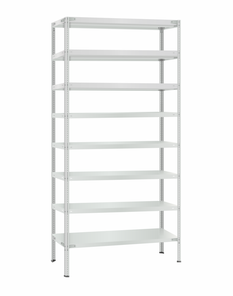 Стеллаж металлический Титан МС-500 2400х1000х500 8 полок купить в Северодвинске