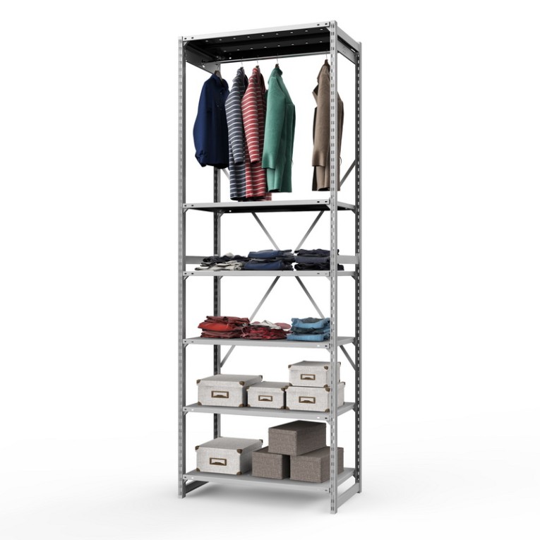 Стеллаж металлический ТСУ Универсал, 3000х1060х500 мм.Штанги: 1шт. Полки: металл перф. 6 шт. купить в Северодвинске Стеллаж металлический ТСУ Универсал, 3000х1060х500 мм.Штанги: 1шт. Полки: металл перф. 6 шт. купить в Северодвинске