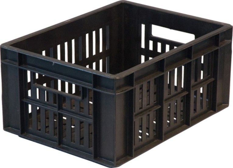 Ящик дрожжевой 400х300х200 с перф. черный купить в Северодвинске