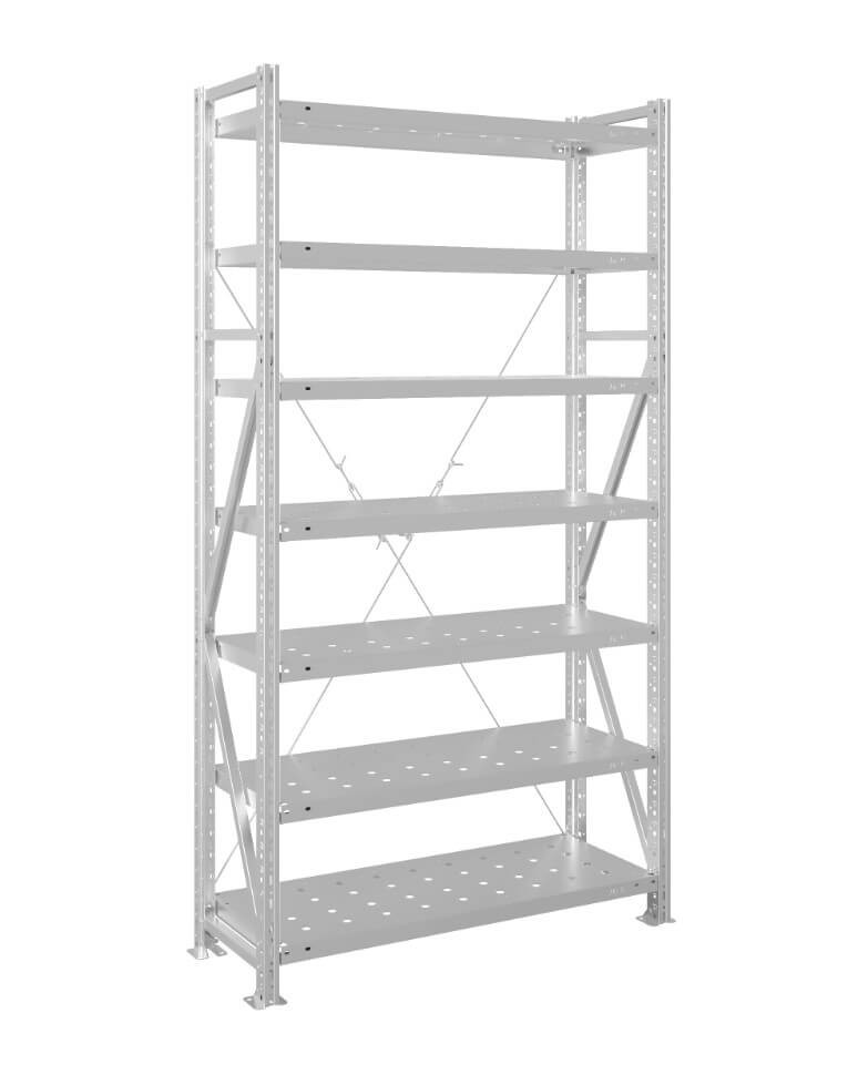 Стеллаж MS U 2000x700x800 7 полок (400 кг, перф) купить в Северодвинске