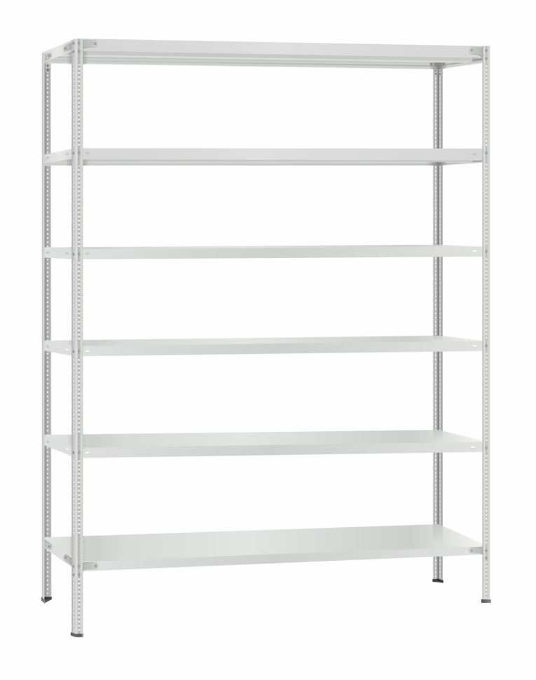 Стеллаж металлический Титан МС-500 2300х1500х300 6 полок купить в Северодвинске Стеллаж металлический Титан МС-500 2300х1500х300 6 полок купить в Северодвинске