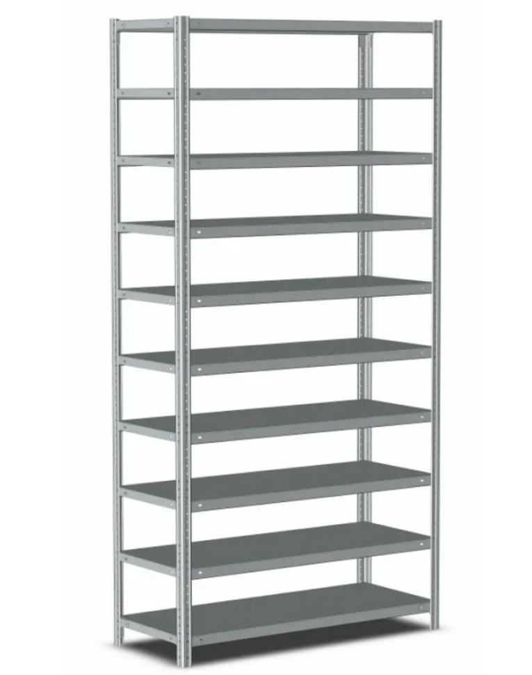 Стеллаж металлический Титан МС-500 1800х700х400 10 полок купить в Северодвинске Стеллаж металлический Титан МС-500 1800х700х400 10 полок купить в Северодвинске