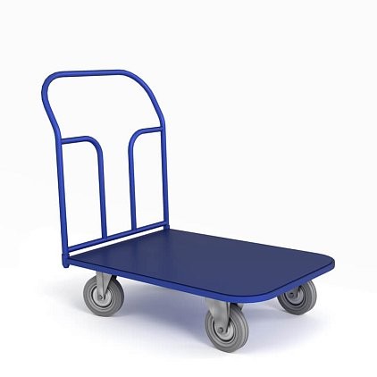 Тележка платформенная ТП 3 (г/п 450 кг, 1000x600 мм, колеса серая резина 160 мм) купить в Северодвинске Тележка платформенная ТП 3 (г/п 450 кг, 1000x600 мм, колеса серая резина 160 мм) купить в Северодвинске