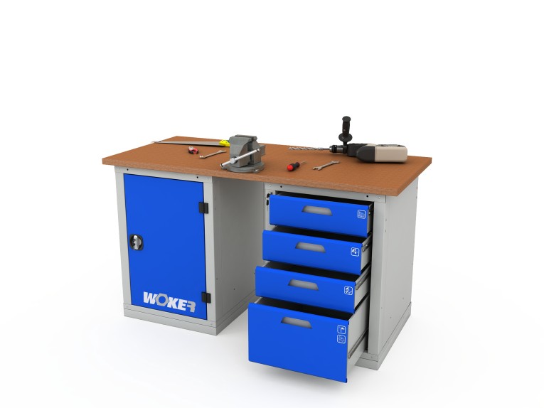 Верстак двухтумбовый WOKER PRO 2104.1200 купить в Северодвинске