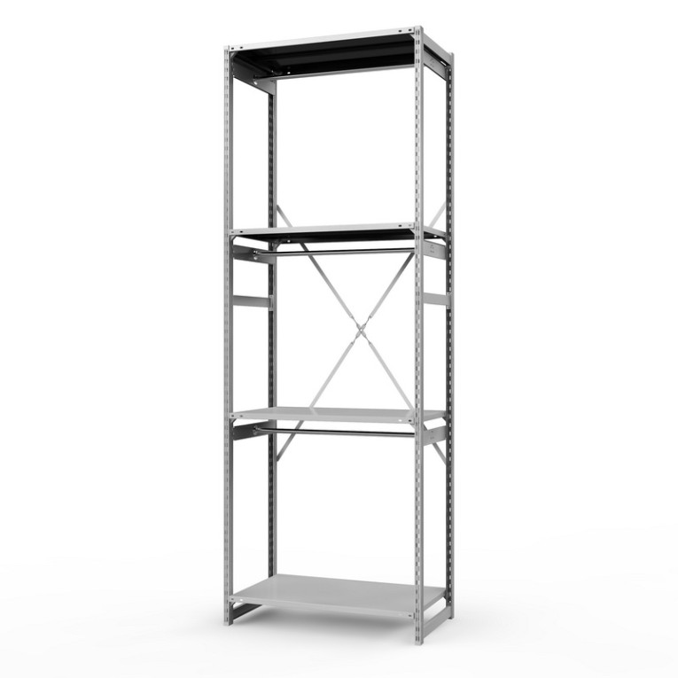 Стеллаж металлический ТСУ Универсал, 3000х1060х500 мм.Штанги: 3шт. Полки: металл 4 шт. купить в Северодвинске Стеллаж металлический ТСУ Универсал, 3000х1060х500 мм.Штанги: 3шт. Полки: металл 4 шт. купить в Северодвинске