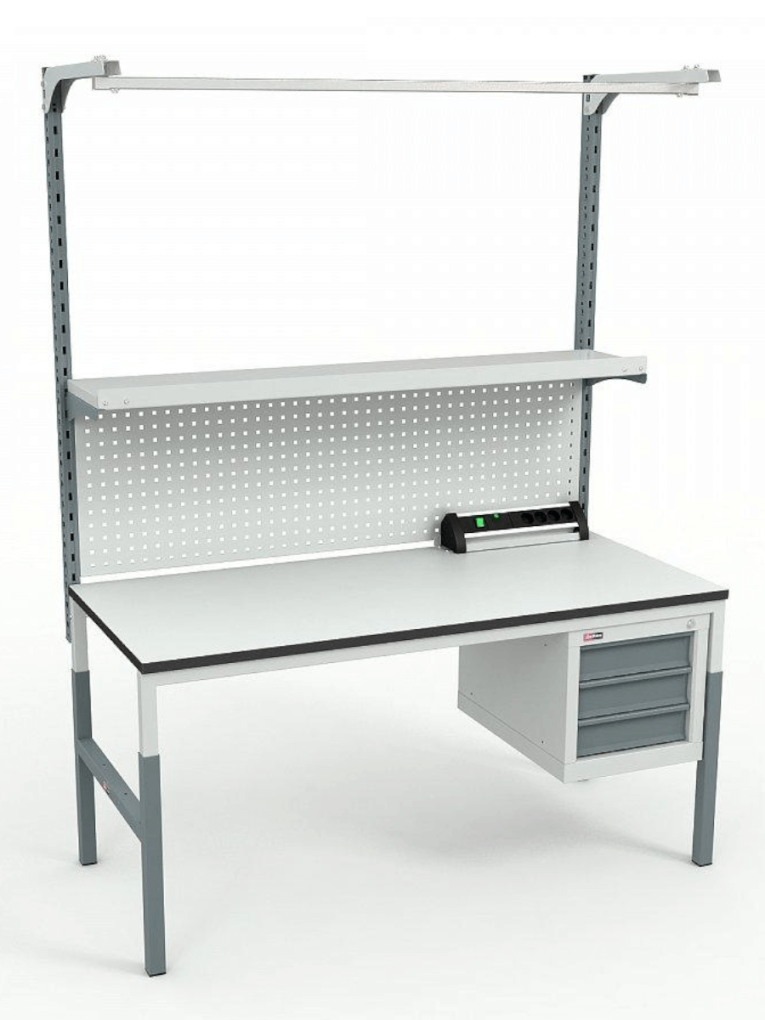 Стол монтажный ДиКом СР-М-150-03 ESD Пластик купить в Северодвинске Стол монтажный ДиКом СР-М-150-03 ESD Пластик купить в Северодвинске