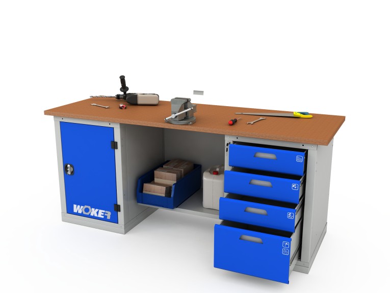 Верстак двухтумбовый WOKER PRO 2104.2000 купить в Северодвинске