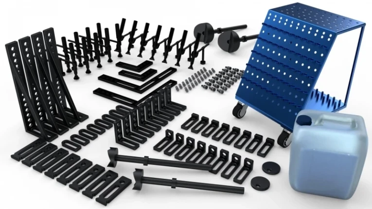 Набор оснастки для сварочного стола №4: Профессиональный (117 предметов) купить в Северодвинске Набор оснастки для сварочного стола №4: Профессиональный (117 предметов) купить в Северодвинске