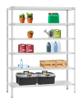 Стеллаж металлический Титан МС-900 2200x1000x500 6 полок Стеллаж металлический Титан МС-900 2200x1000x500 6 полок