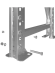 Стеллаж MS U 2000x1200x500 3 полки (400 кг, металл) купить в Северодвинске