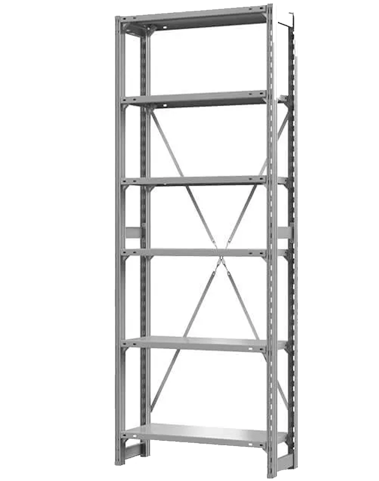 Стеллаж ТСУ 4000x700x800 6 полок (300 кг, металл) купить в Северодвинске