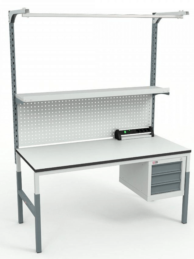 Стол монтажный ДиКом СР-М-150/90-04 ESD Пластик купить в Северодвинске Стол монтажный ДиКом СР-М-150/90-04 ESD Пластик купить в Северодвинске