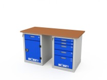 Верстак двухтумбовый WOKER PRO 2205.1500